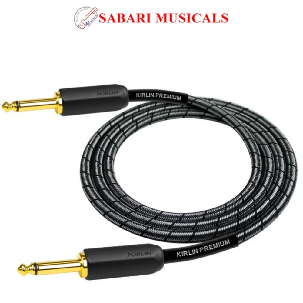 Kirlin IWB-201BEG 6M Premium Plus Instrument Cable - Metallic black