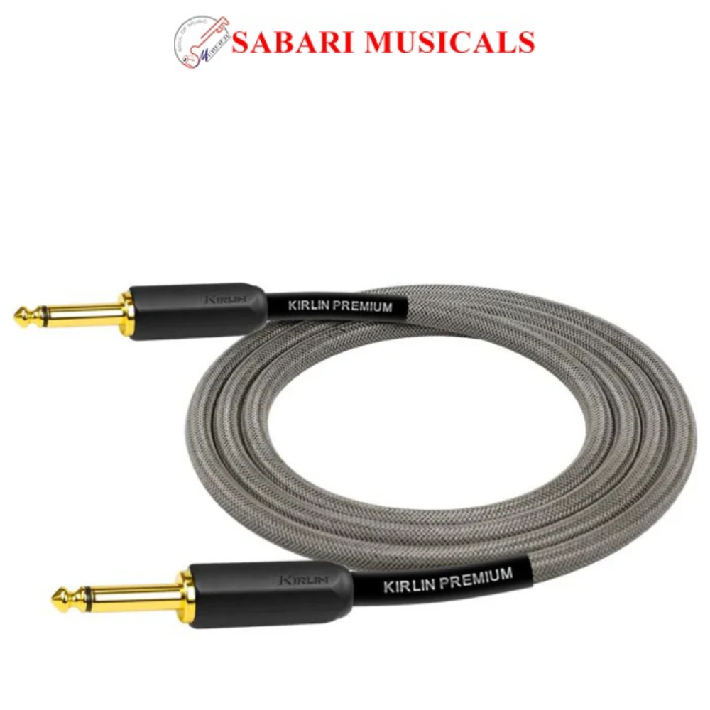 Kirlin IWB-201BEG 6M Premium Plus Instrument Cable - Gray