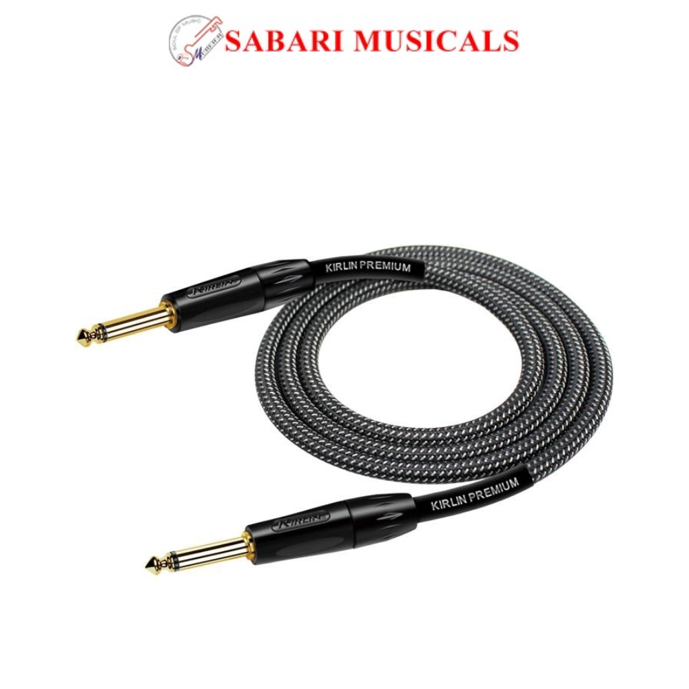 Kirlin IWB-201BFG CA Premium Plus 6 mtr Instrument Cable - Carbon Gray