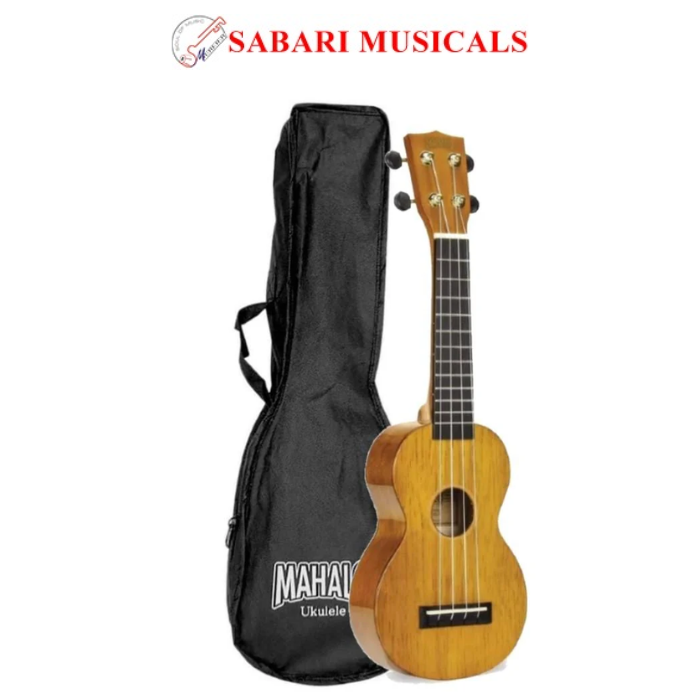 Mahalo MH1 Hano Series Soprano Ukulele With Bag - Vintage Natural MH1VNA