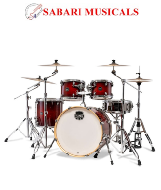 Mapex Armory AR529SVNR 5-Pieces Hybrid Acoustic Drum Shell Pack - Red Onyx Burst