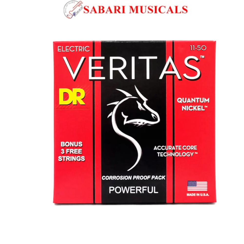 DR String VTE-11 Veritas Heavy Electric Guitar Strings Set - .011-.050