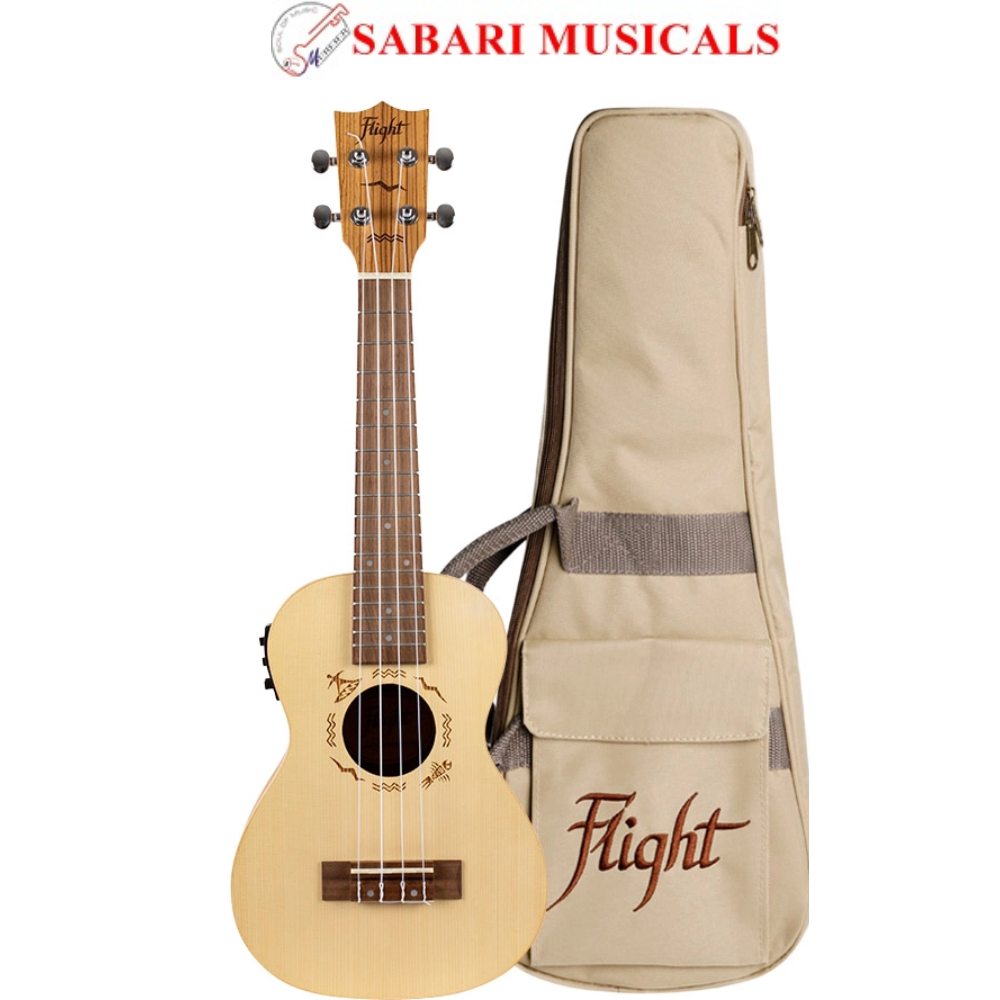 Flight DUC525 EQ SP/ZEB Electro-Acoustic Concert Ukulele