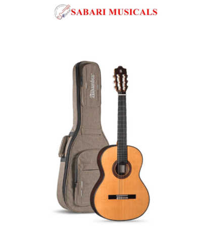 Alhambra 7C Mahogany Ebony 6-string Classical Guitar with Cedar Top Natural Classical Guitar