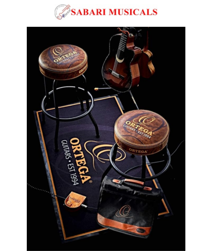 Ortega Anti-Slip Stage Rug 140cm x 80cm -Black Logo ORUG