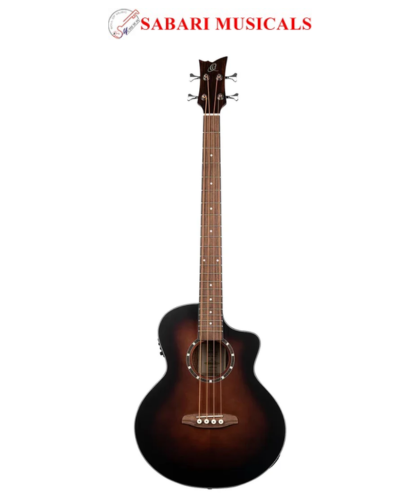 Ortega, Classical Bass Guitar, Acoustic Bass Deep Series 7 -Mahogany Bourbone Fade D7CE-BFT-4