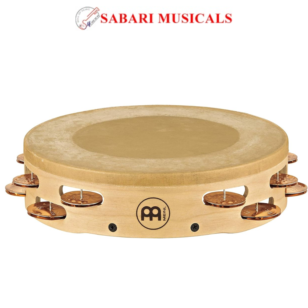 Meinl, Tambourine, Artisan Edition Series, Mixed Bronze Jingles, 2 Rows -10" AE-MTAH2BO