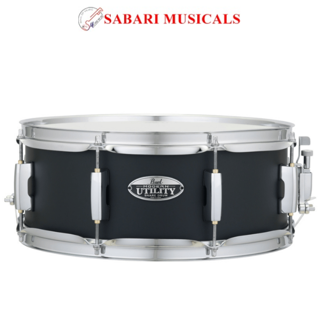 Pearl MUS1455M-227 Modern Utility Snare Drum - 5.5 X 14-inch - Satin Black
