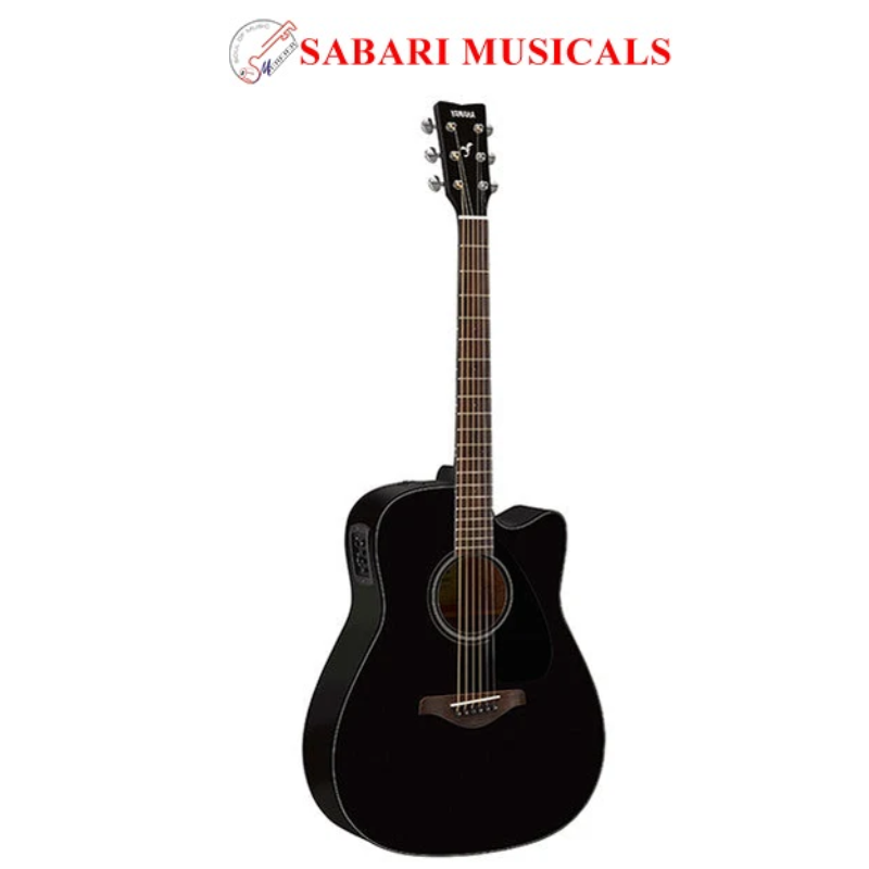 Yamaha FGX800C Cutaway Electro Acoustic Guitar - Black