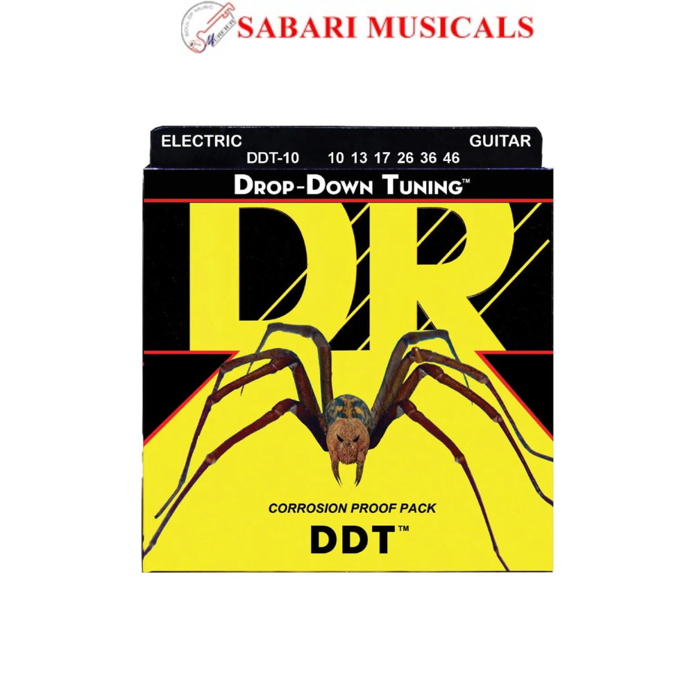 DR Strings DDT-10 Drop Down Tuning Electric Guitar Strings - Medium - 10-46