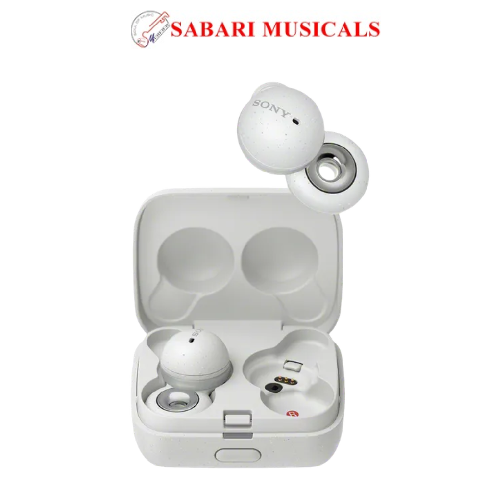 SONY Link Buds WF-L900 TWS Earbuds with Environmental Noise Cancellation (IPX4 Water Resistant, 17.5 Hours Playback, White)