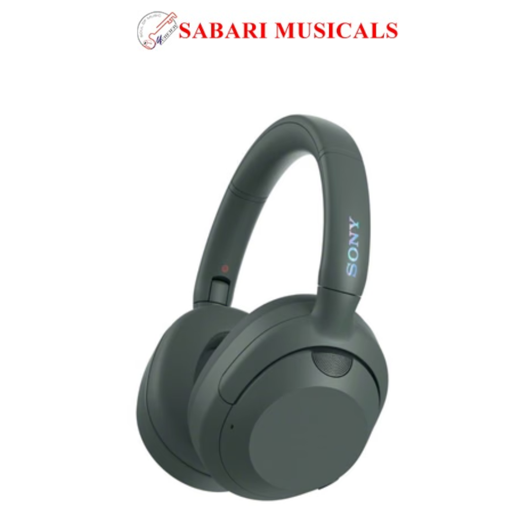 Sony ULT WEAR Headphones WH-ULT900N With Massive Bass, Noise Cancelling, 30 Hrs Battery, 10 Min Charge=5 Hrs Playback, 360 Reality Audio, Wind Noise Reduction, Multipoint Connect, Quick Access, Fast Pair - Forest Gray