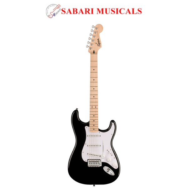 Fender Squier Sonic Stratocaster Maple Fingerboard Electric Guitar 0373152506 - Black