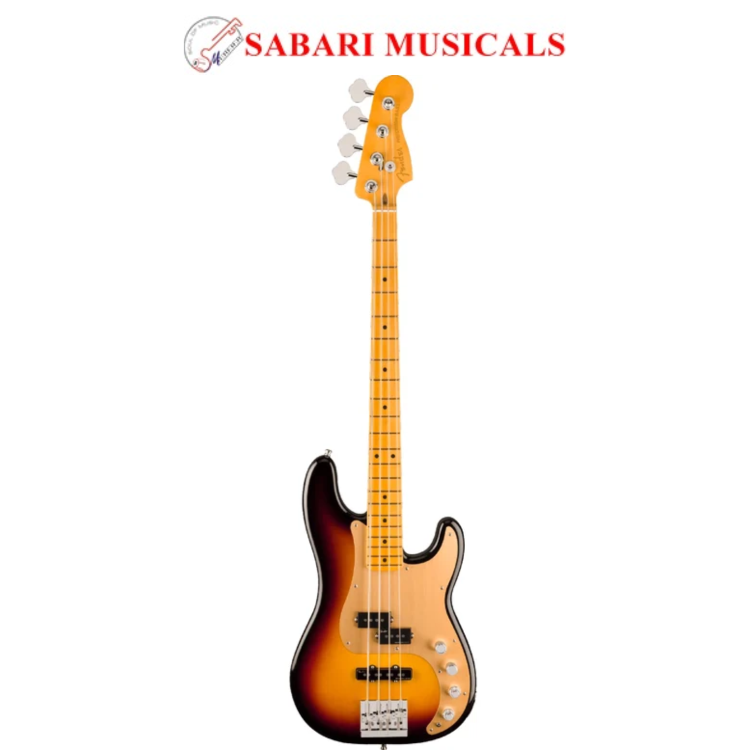 Fender American Ultra II Precision 4 String Bass Guitar - Ultraburst 0199102712