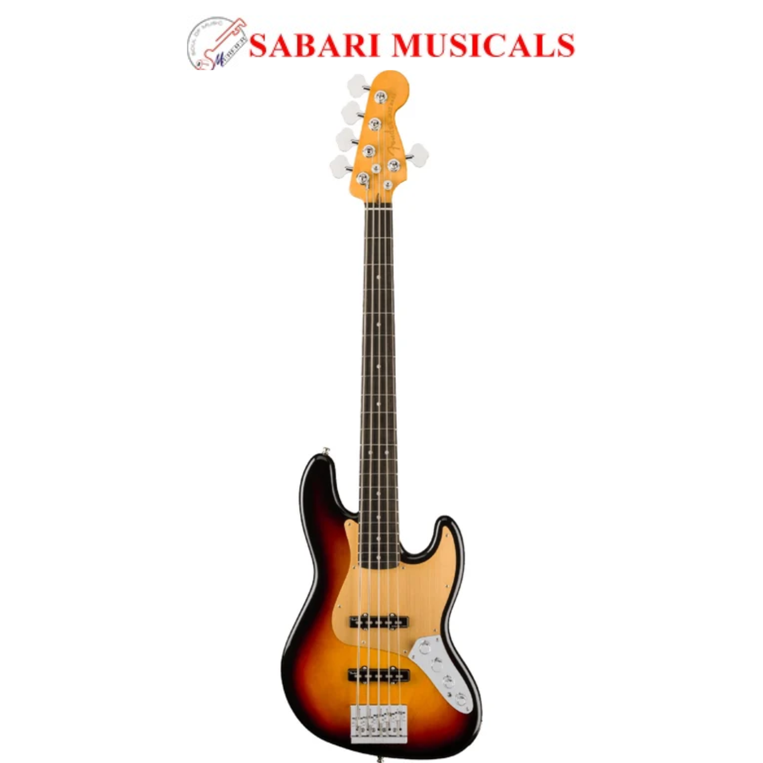 Fender American Ultra II Jazz 5 String Bass Guitar - Ultraburst 0199121712