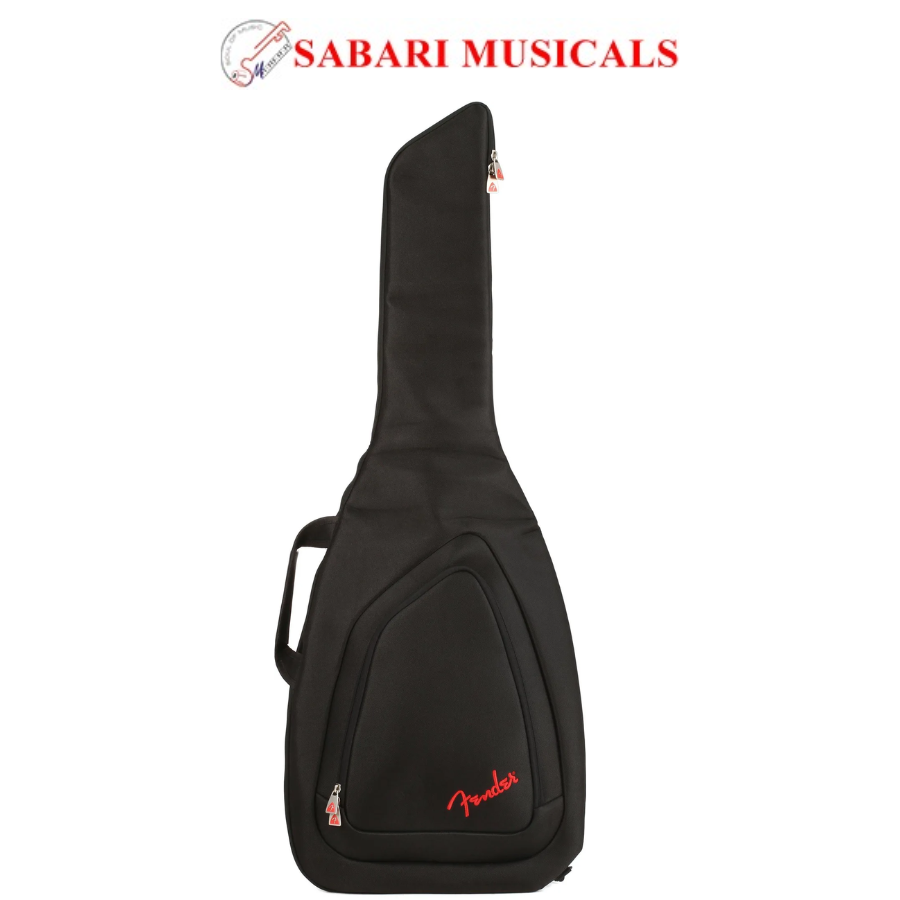 Fender FB610 Bass Guitar Gig Bag, Padded Soft Case for Electric Bass Guitars, Black, Model 0991422406