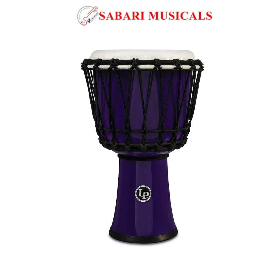 LP, Djembe, World, Rope Circle - 7" (17.78 cm) -Purple LP1607PL