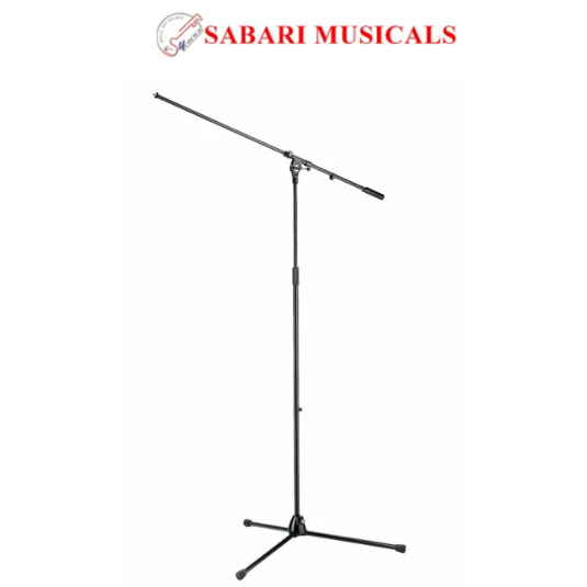 Konig & Meyer 21021-300-55 Overhead Microphone Stand with Boom Arm - Black