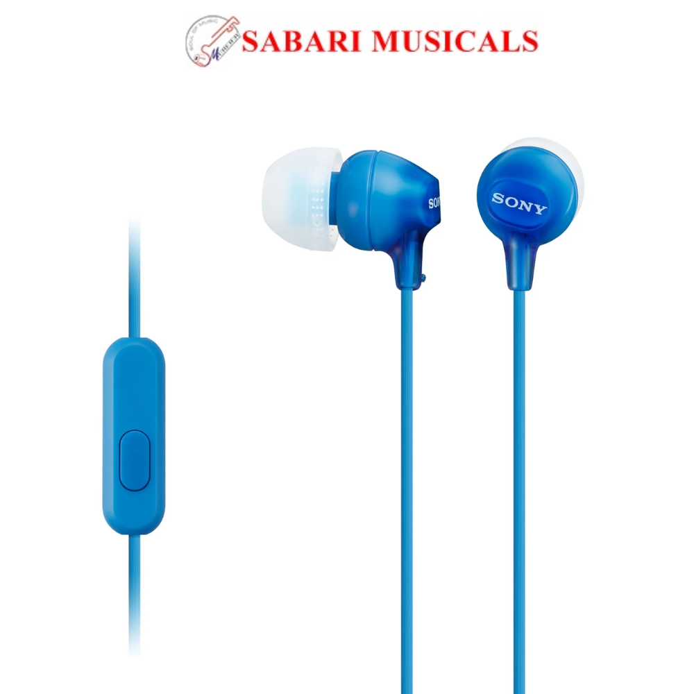 Sony MDR-EX14AP Wired In-Ear Headphones with Tangle Free Cable, Headset with Mic for Phone Calls