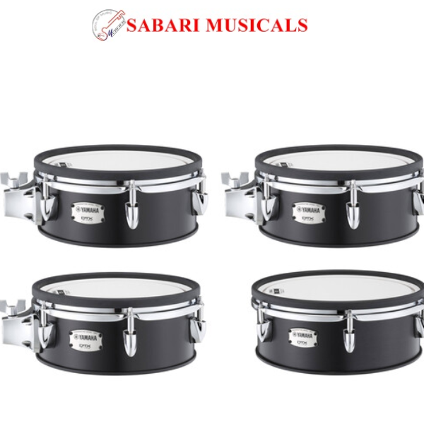 Yamaha DTP8-MBF Mesh Pad Set with Wood Shells for DTX8K-M Electronic Drum Kit (Black Forest)