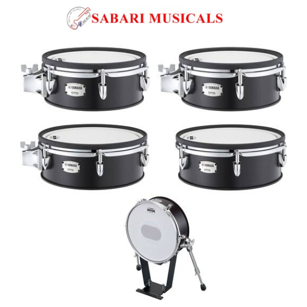YamahaDTP10- X TCS Pad Set with Wood Shells for DTX10K-X Electronic Drum Kit (Black Forest)