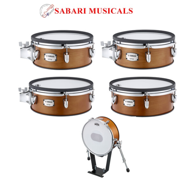 Yamaha DTP10-M Mesh Pad Set with Wood Shells for DTX10K-M Electronic Drum Kit (Real Wood)
