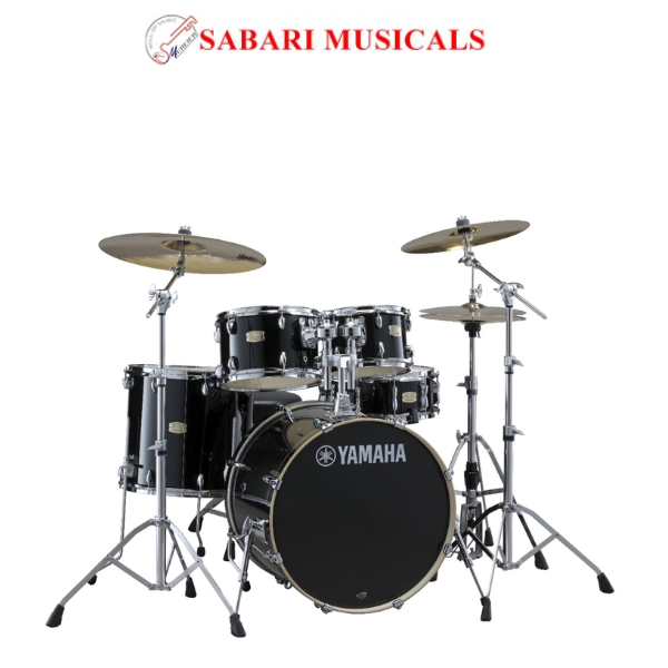 Yamaha Stage Custom 5pc Shell Pack Drum Kit – Raven Black SBP2F5 RB