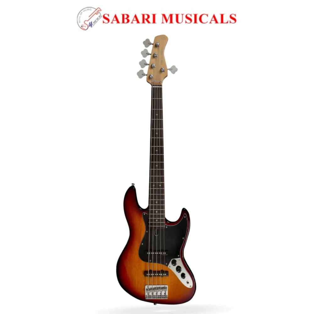 Sire Marcus Miller V3P 5 String Bass Guitar - Tobacco Sunburst