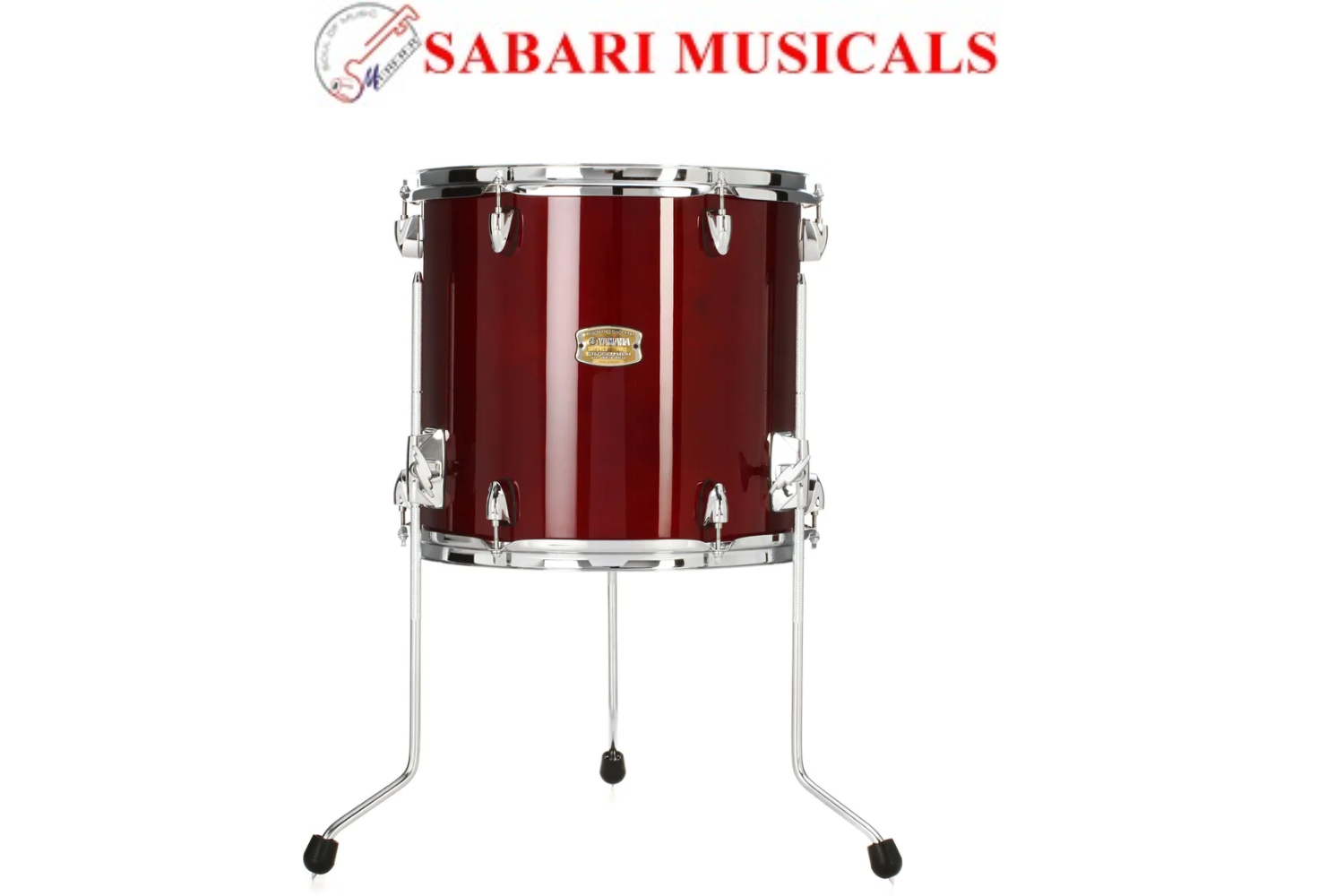 Yamaha SBF-1413 Stage Custom Birch 13 x 14 inch Floor Tom - Cranberry Red