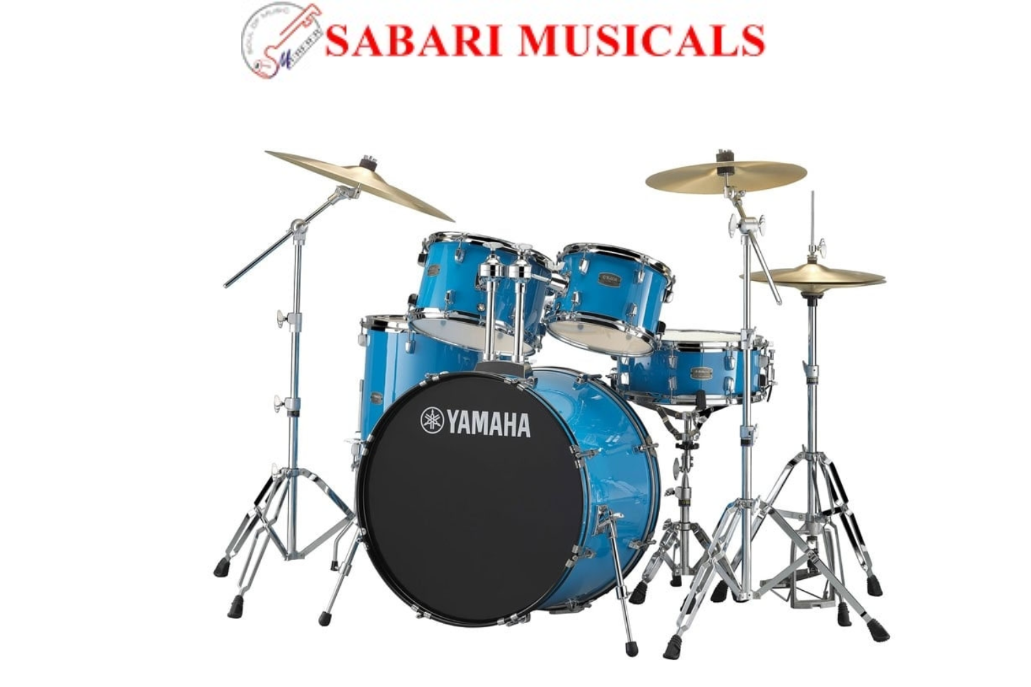 Yamaha RYDEEN RDP2F5 Acoustic Drum Set With Hardware - Sky Blue