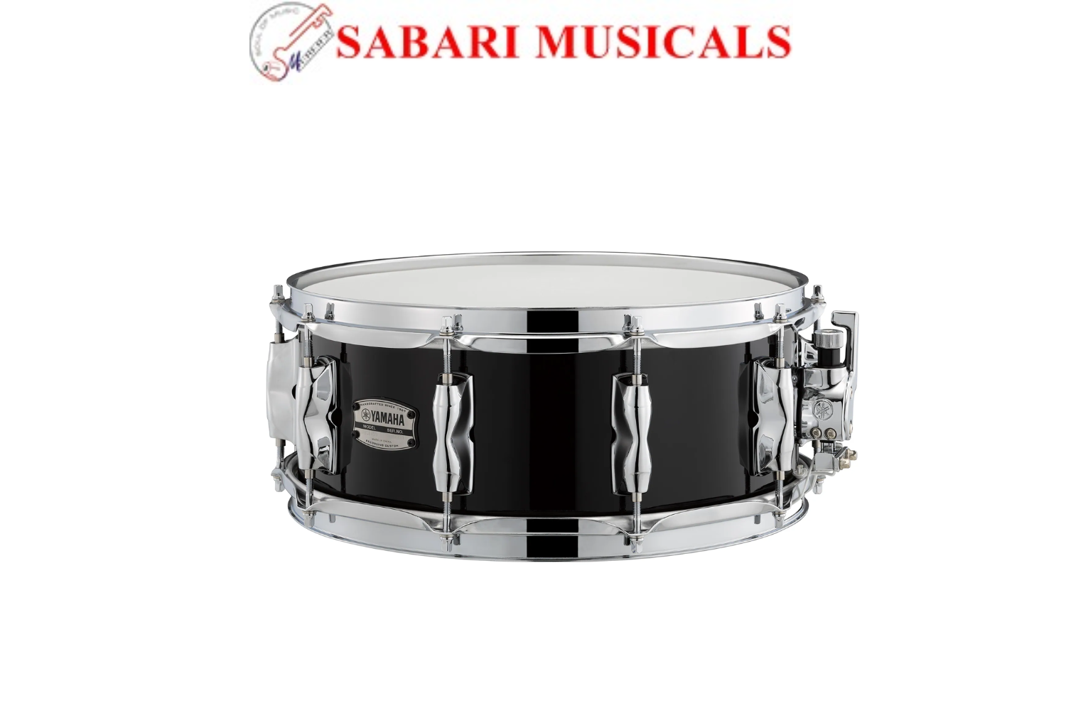 Yamaha Recording Custom 14x5.5" Birch Snare Drum – RBS1455 Solid Black