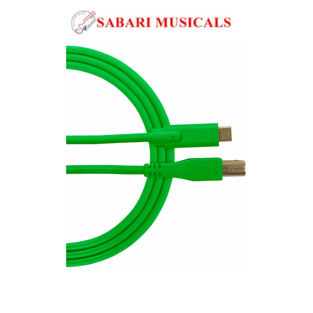 UDG U96001GR Ultimate Audio Cable USB 2.0 C-B Straight 1.5m - Green