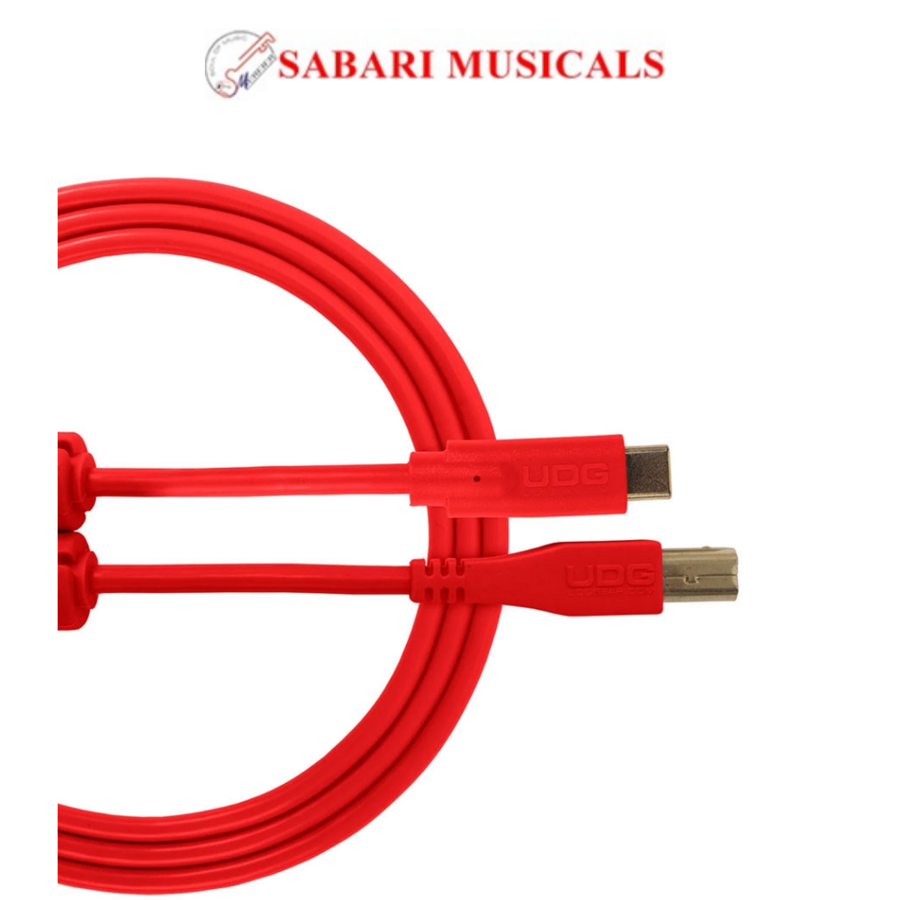 UDG U96001RD Ultimate Audio Cable USB 2.0 C-B Straight 1.5m - Red
