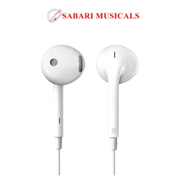 Edifier P180 Plus Wired in Ear Earbuds with Mic (White)