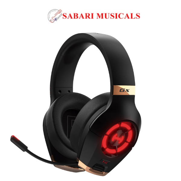 EDIFIER GX Hi-Res Gaming Headset with Hi-Res, Dual Noise Cancelling Microphone, Multi-Mode, 3.5mm AUX, USB 3.0, USB-C Connection - Black