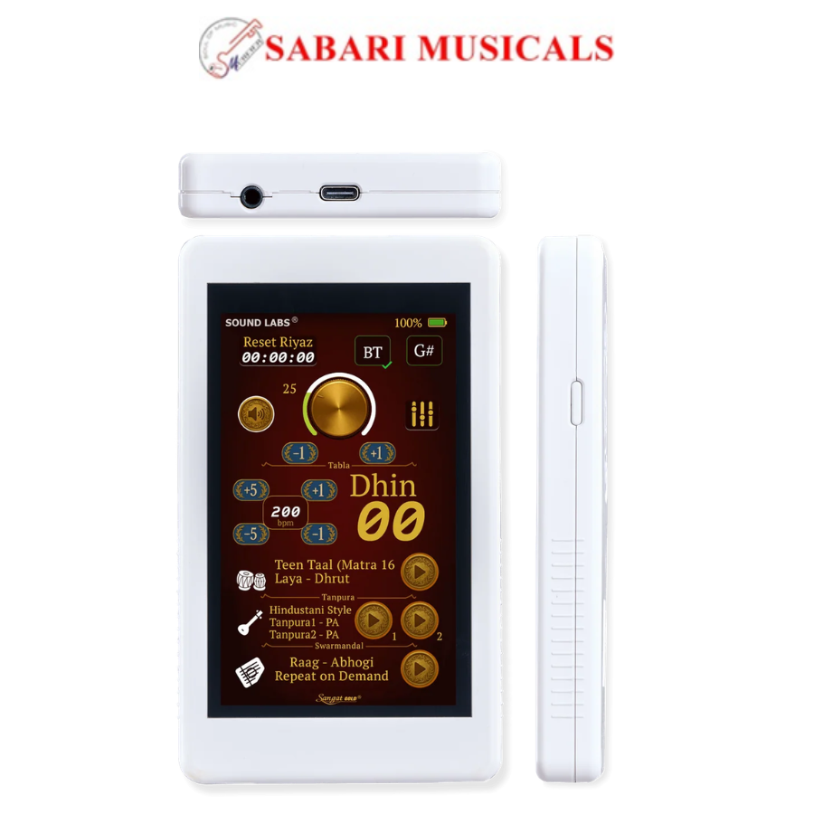 Sangat Gold Handy Electronic Tabla with Dual Tanpura and Swarmandal
