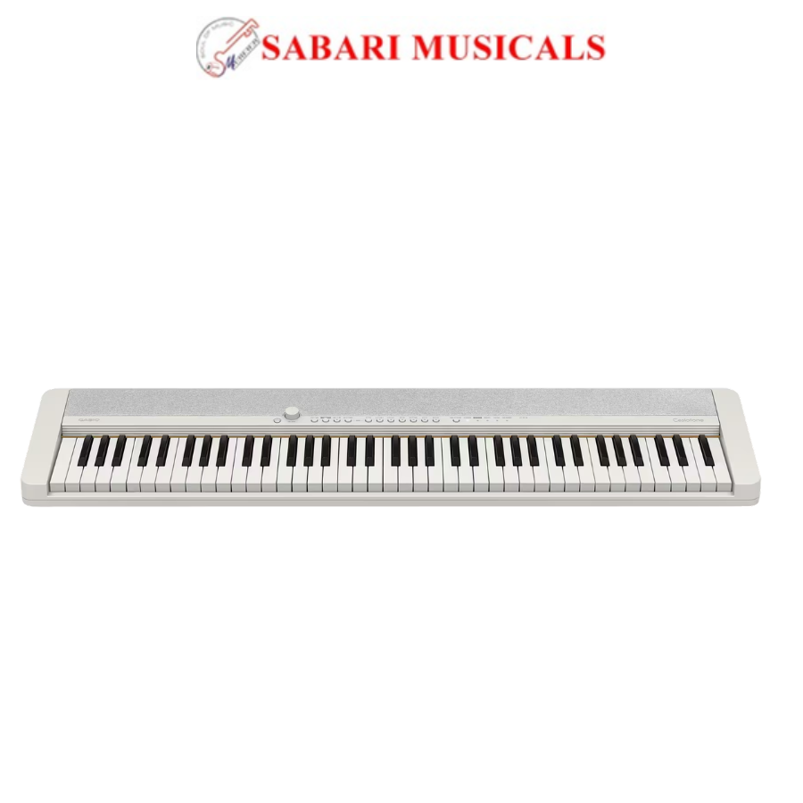 Casio CT-S1-76 Keys Portable Keyboard with Piano Tones and Touch Response, White