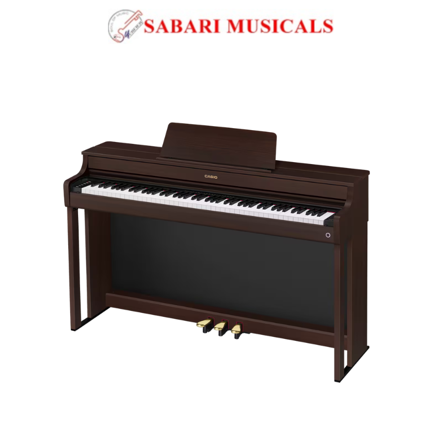 Casio AP-300BN Digital Piano With Cabinet And Bench (Brown) - 88 Keys