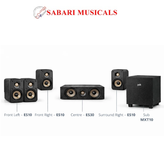 Polk Audio E-10 – 5.1 Home Theatre Speaker Package