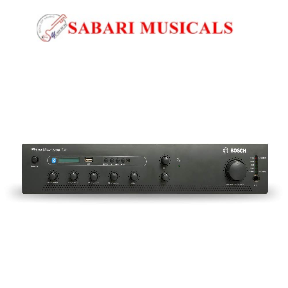 Bosch PLE-1ME060-3IN 60w Mixer Amplifier With USB/Bluetooth - Each